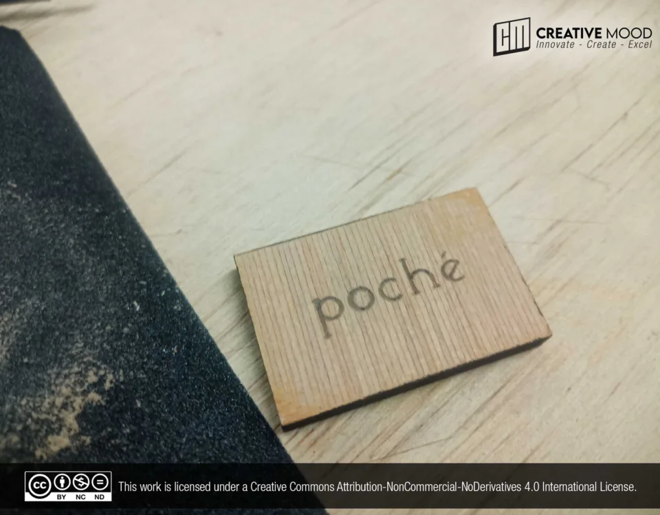 'Poché' Laser Engraving