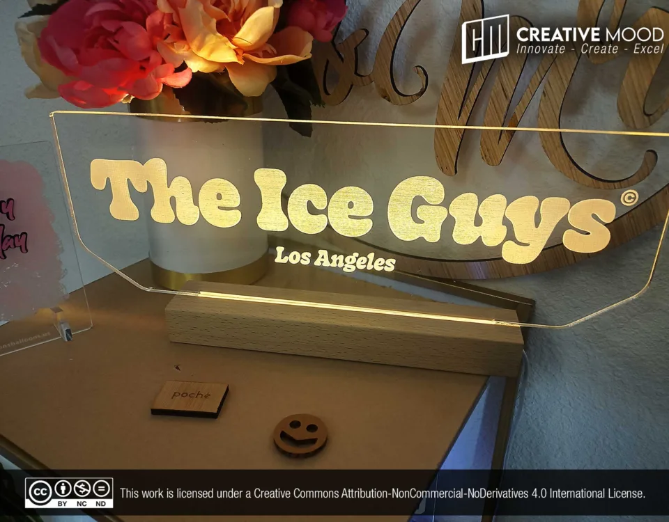 ‘The Ice Guys - Los Angeles’ Laser Engraving