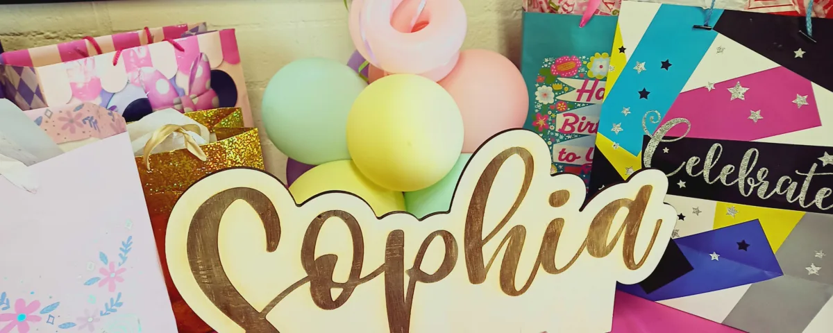 ‘Sophia’ Laser Engraving