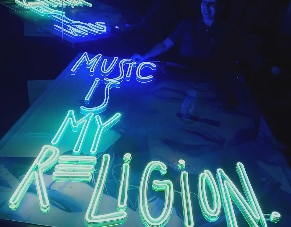 ‘Music Is My Religion’ LED Neon Sign