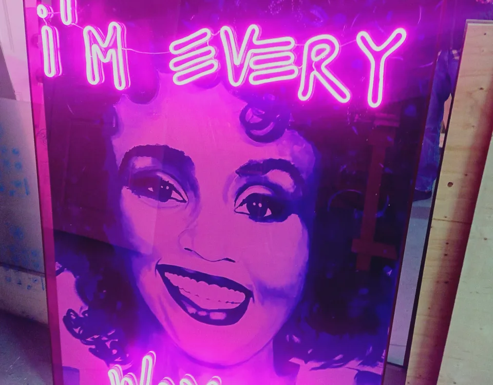 ‘I’m Every Woman’ Pink LED Neon Sign