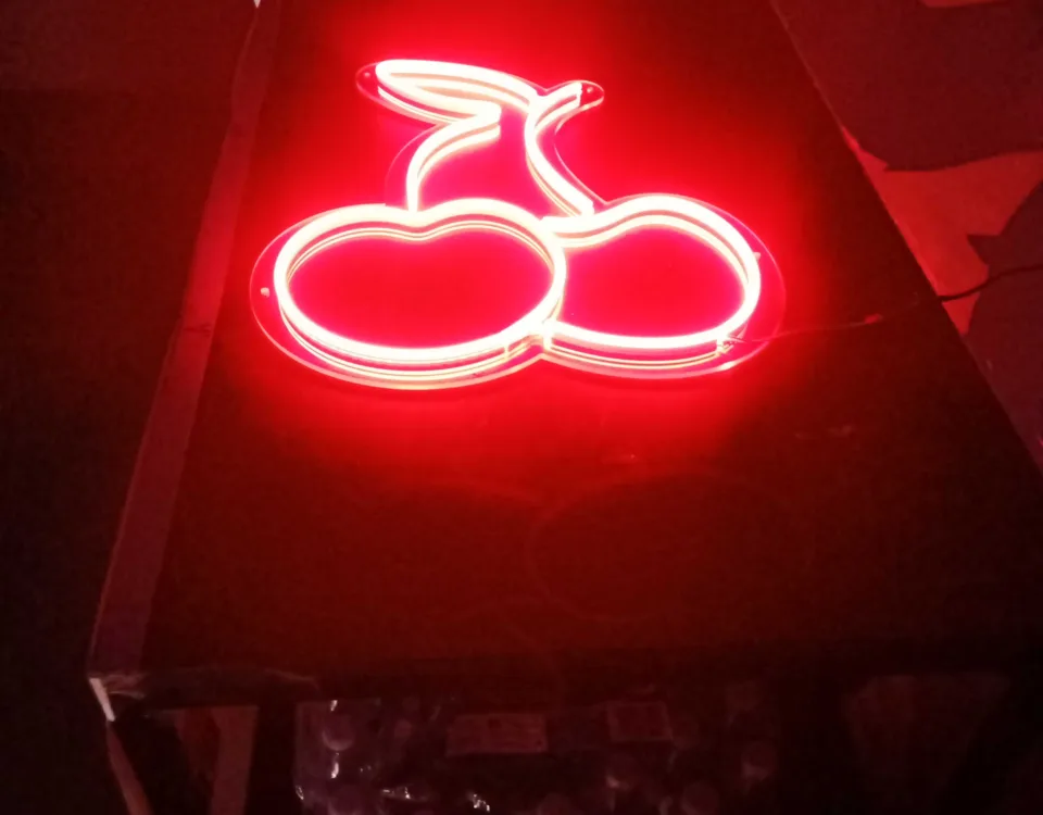 Cherry Red LED Neon Sign