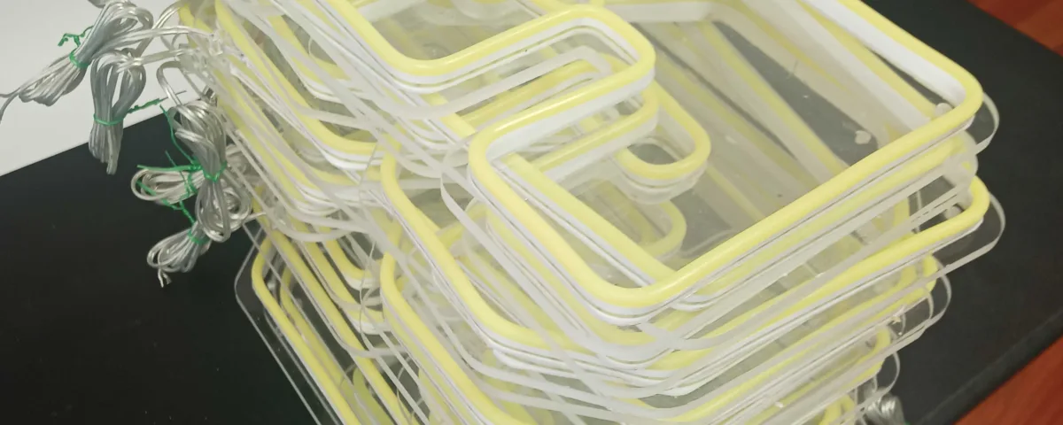 Letters Yellow LED Neon Sign