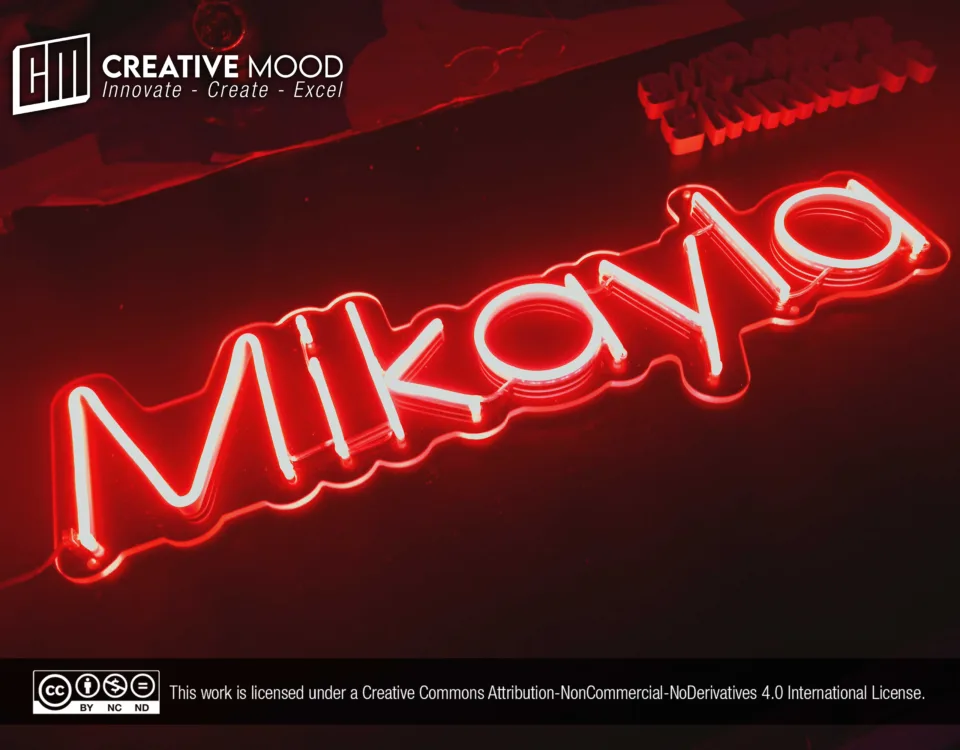 ‘Mykaila’ Red LED Neon Sign