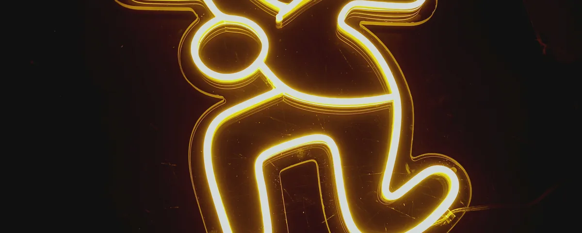 Figure Yellow LED Neon Sign
