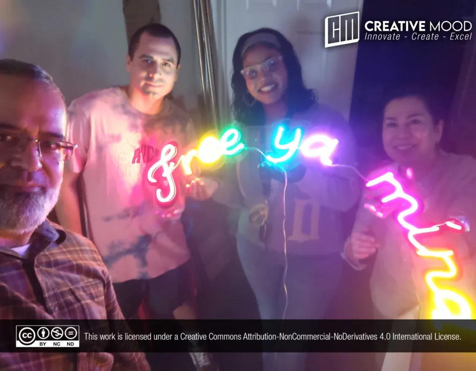 ‘Free ya mind’ LED Neon Sign