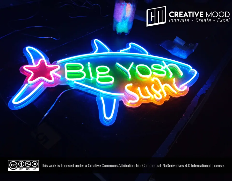 ‘Big Yosh Sushi’ LED Neon Sign