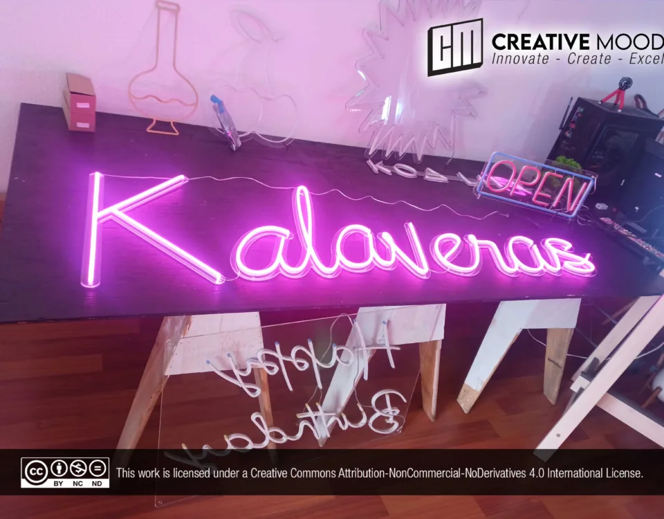 ‘Kalaveras’ Pink LED Neon Sign