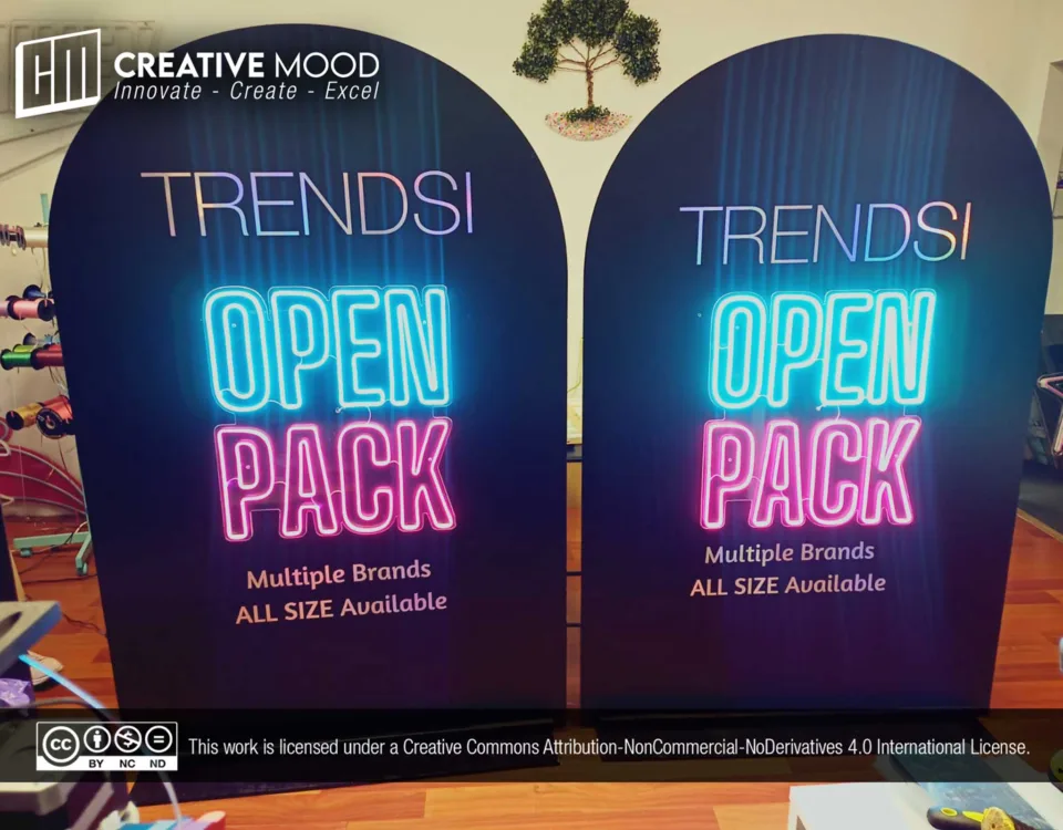 ‘OPEN PACK’ LED Neon Sign
